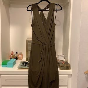 DVF jersey racer back dress